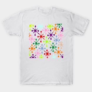 Elements Matrix on White Background T-Shirt